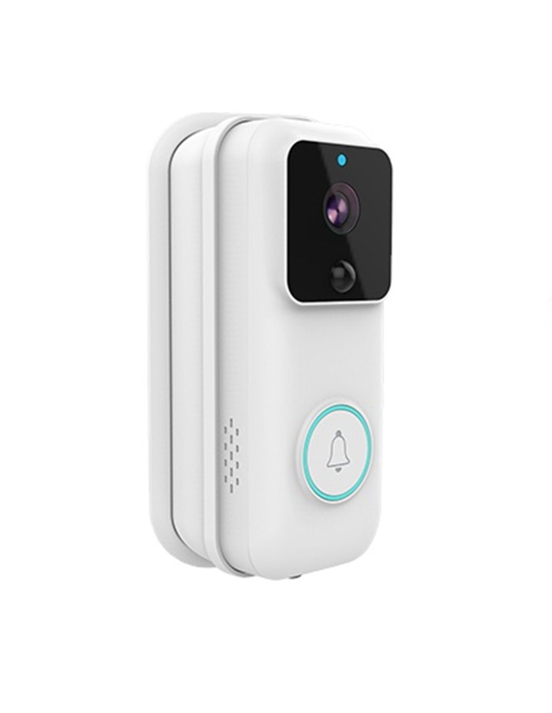 Sonnette intelligente avec caméra sans fil compatible avec Alexa