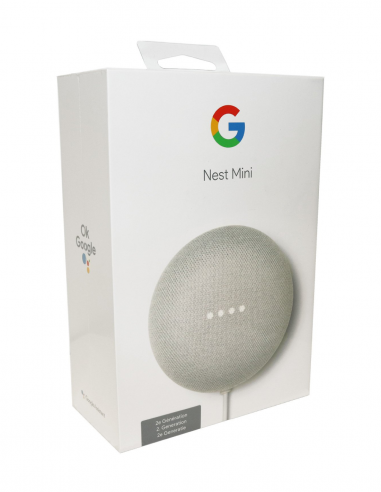 Assistant vocal Google Nest Mini - Enceinte connectée - Micro GSM