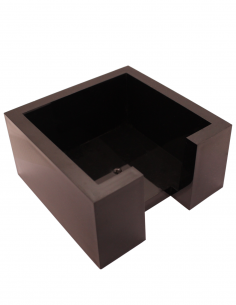 Bloc cube noir pour papier post-it micro GSM 2