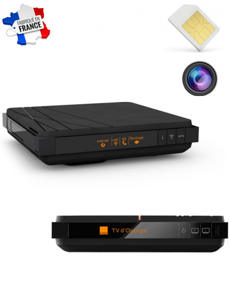 Box internet sur-mesure - module camera espion - Orange livebox