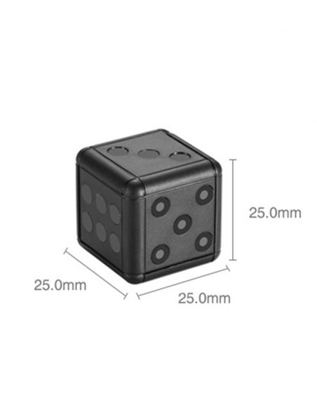 De camera espion noir detection de mouvement - dimensions