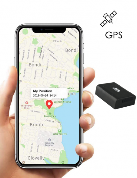 Balise GPS longue autonomie aimanté/étanche - map