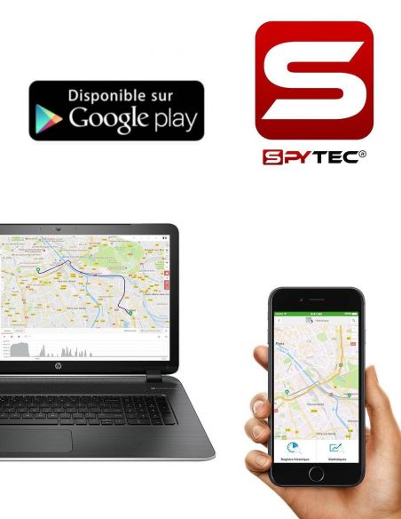 Balise GPS longue autonomie aimanté/étanche - app spytec