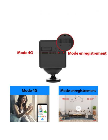 Camera 4g extreme autonomie + SIM offerte - enregistrement