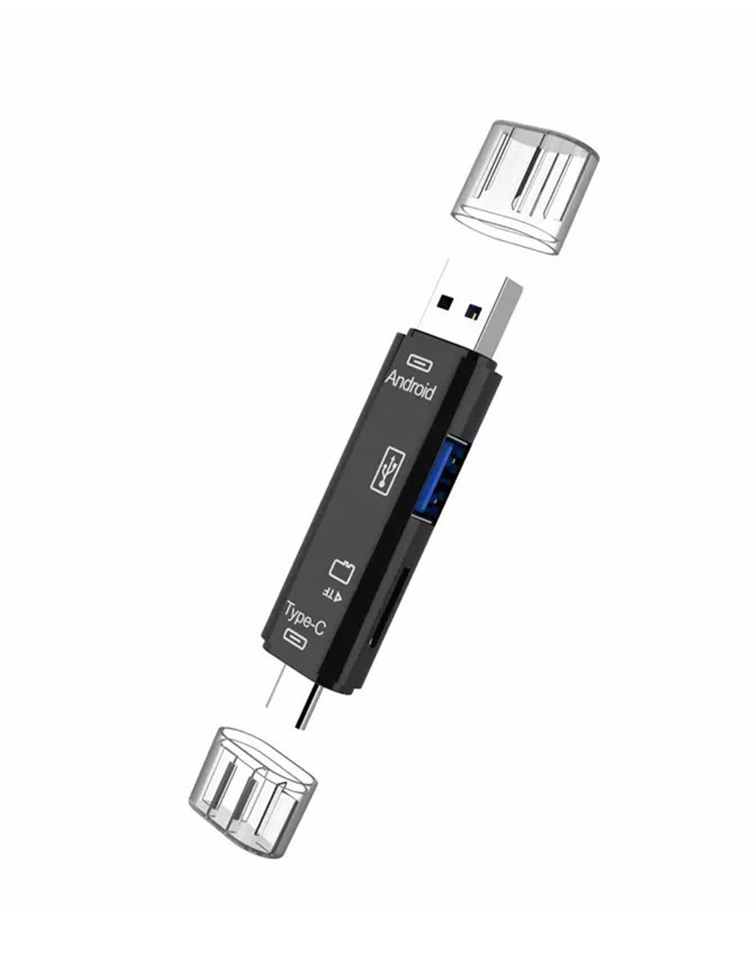 Adaptateur de lecteur de carte SD USB C, adaptateur de lecteur de