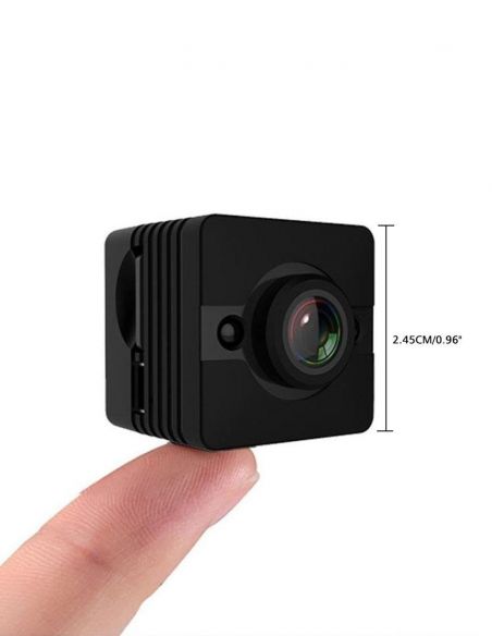 Mini camera espion HD avec vision grand angle nocturne - dimensions