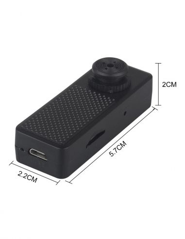 Bouton caméra espion HD 1080P branchement sur smartphone