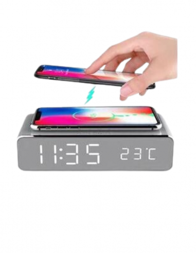 Horloge Réveil avec Micro Wifi -...