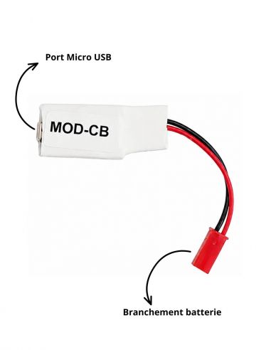 Chargeur Batterie USB 5v/1A JST -...