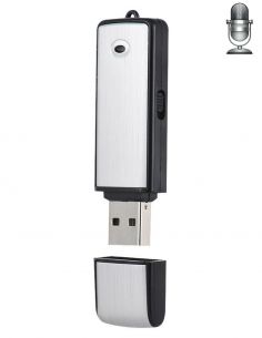 SPY TEC | Micro Espion Enregistreur dans Clé USB - Longue Autonomie jusqu'à  25 Jours - 288 Heures d’Enregistrement - Détection de Son - 8 Go de