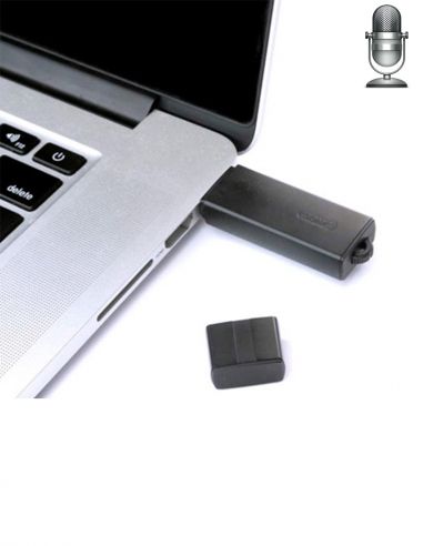 Clé USB enregistreur - Détection de son - Longue durée