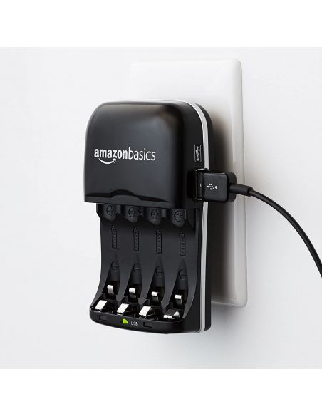 Chargeur piles Amazon Basics micro espion GSM