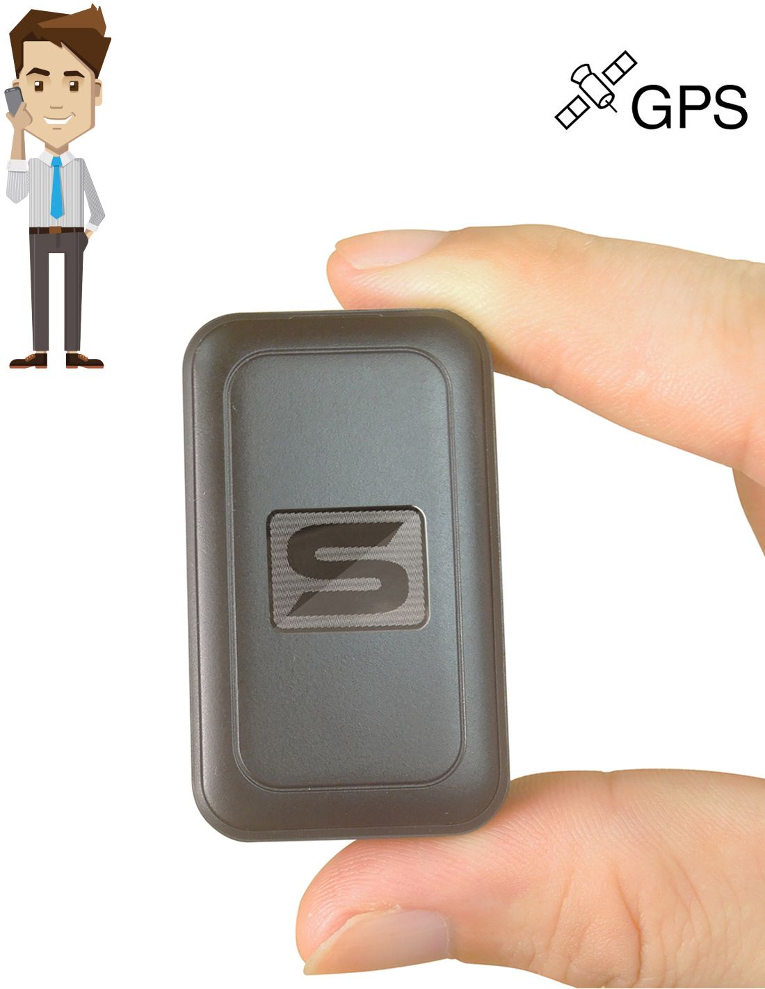 Mini Traceur GPS Tracker GSM Micro Espion Localisateur à Distance en Temps  Réel