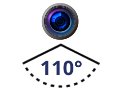 Champ de vision de 140°