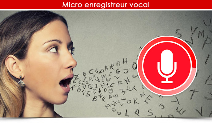 Micro enregistreur vocal