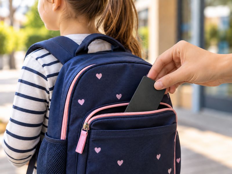 Silent Card pour sac à dos d'enfant