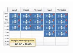 Enregistrement programmé